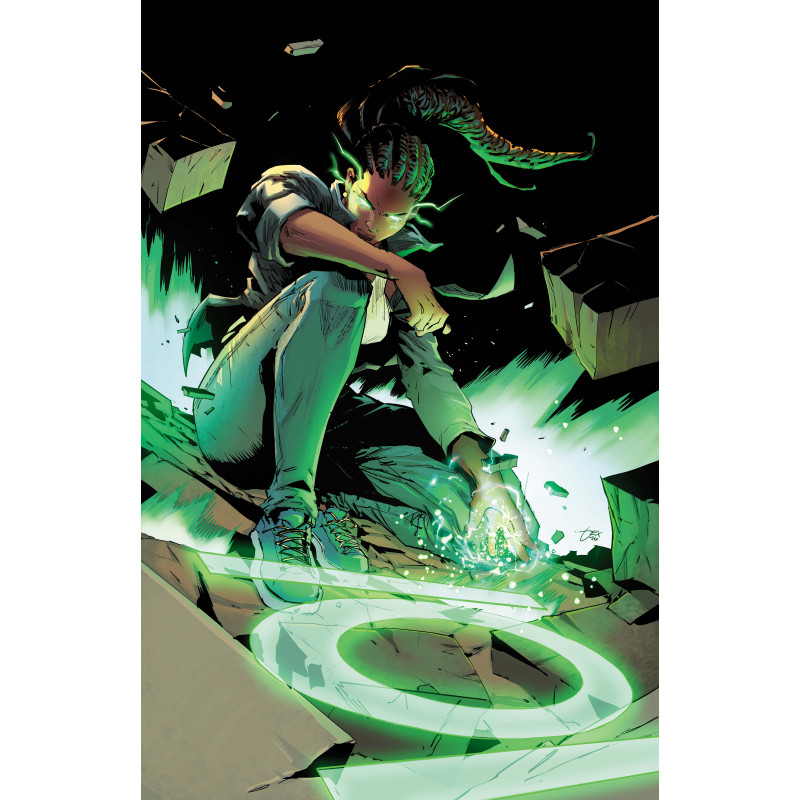 ABSOLUTE GREEN LANTERN 15 CVR B DEXTER SOY CARD STOCK VAR