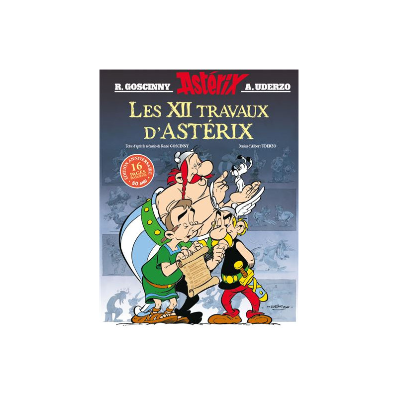 LES XII TRAVAUX D'ASTERIX EDITION 50 ANS