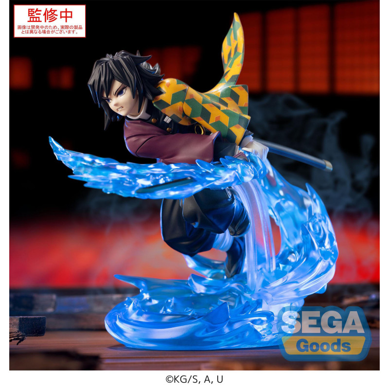 GIYU TOMIOKA DEMON SLAYER KIMETSU NO YAIBA STATUETTE PVC XROSS LINK ANIME 15 CM