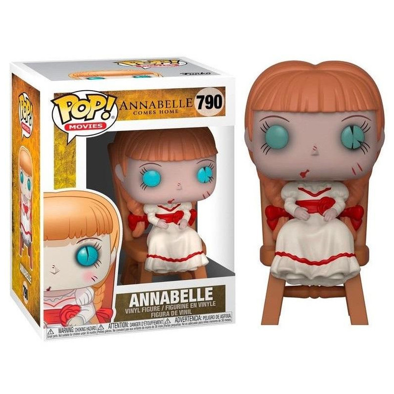 ANNABELLE IN CHAIR CONJURING LES DOSSIERS WARREN POP MOVIES VINYL FIGU