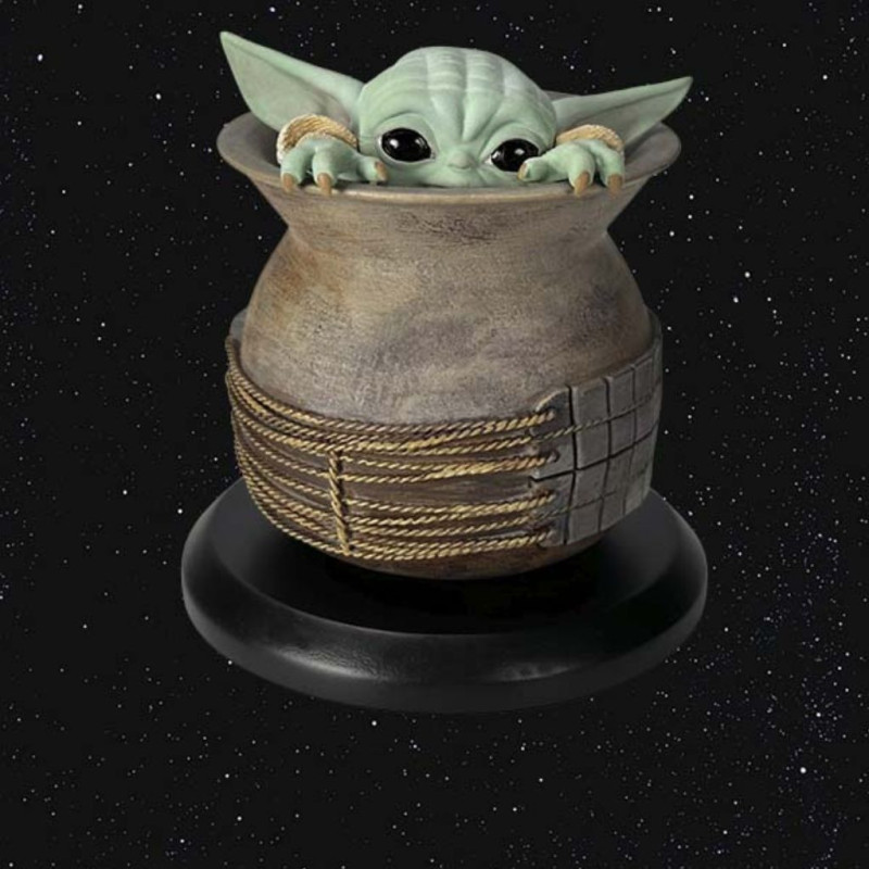 STAR WARS THE MANDALORIAN GROGU IN THE JAR RESINE LIMITEE NUMEROTEE