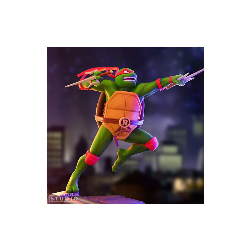 RAPHAEL TORTUES NINJA STATUE 15 CM