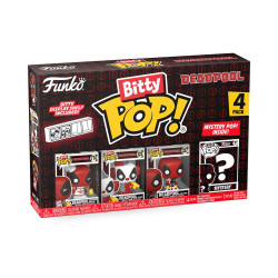 BBQ MASTER DEADPOOL PACK 4 FIGURINES BITTY POP VINYL 2 CM