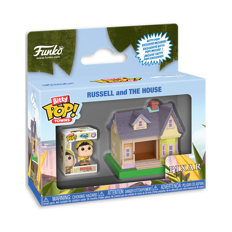RUSSELL AND THE HOUSE LAHAUT BITTY POP  TOWNS VINYL FIGURINE 2 CM