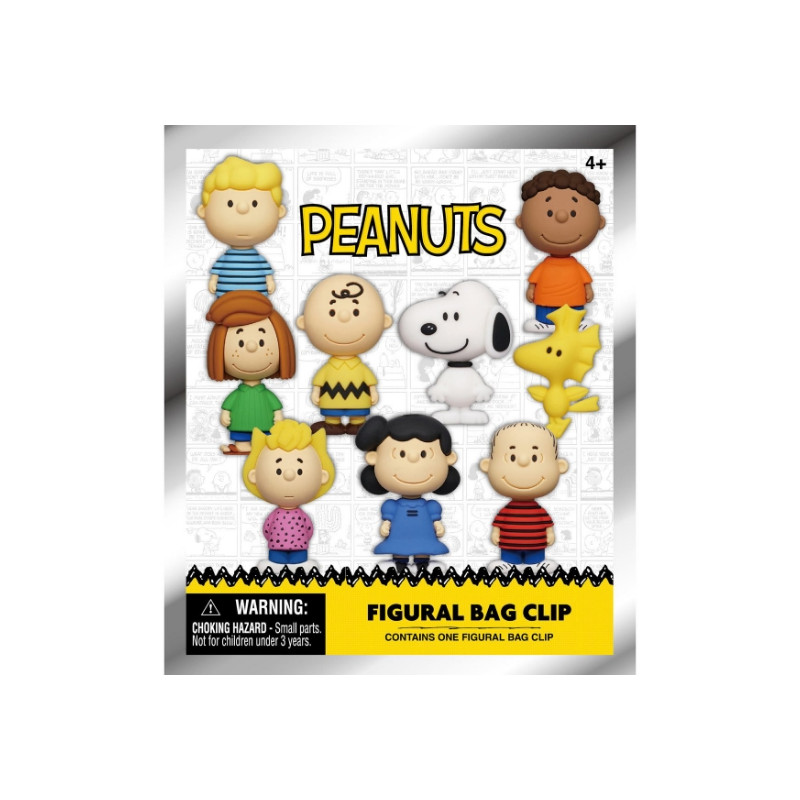 PEANUTS PORTE CLES SUPRPRISE POUR SAC A DOS