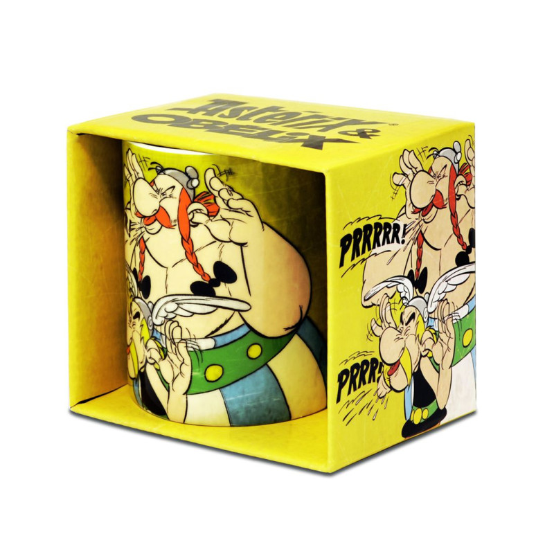 ASTERIX ET OBELIX MUG PRRRRR JAUNE