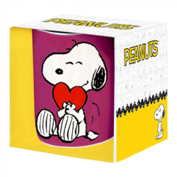 PEANUTS SNOOPY AMOUREUX MUG ROSE 300ML