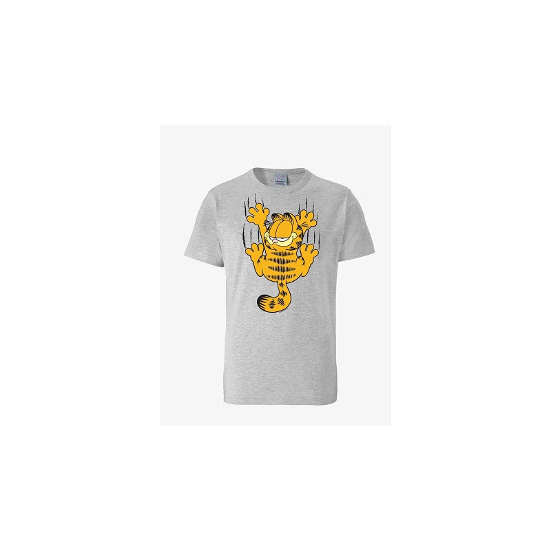 T SHIRT GARFIELD SCRATCHES GRIS ADULTE TAILLE XXL