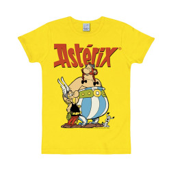 T SHIRT ASTERIX ET OBELIX JAUNE XS