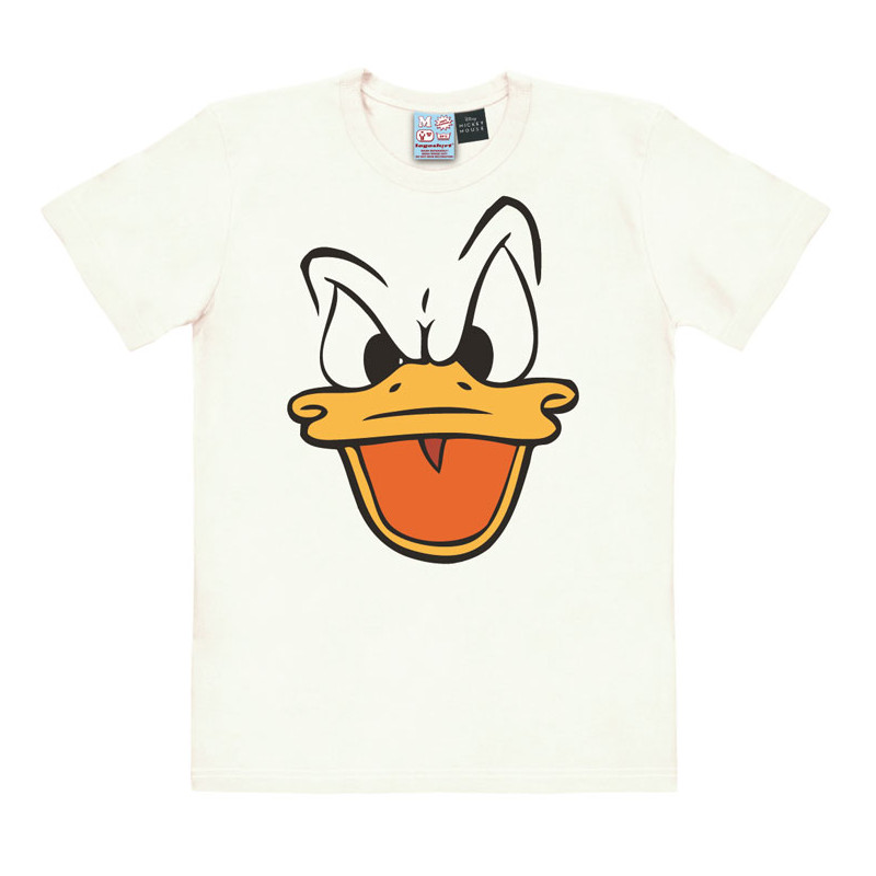 T SHIRT DONALD DUCK FACE BLANC XL