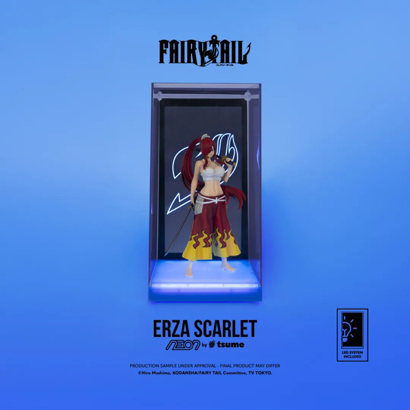ERZA SCARLET FAIRY TAIL NEON FIGURE 25 CM