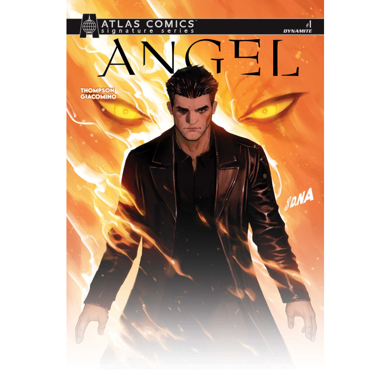 ANGEL 1 CVR I DAVID NAKAYAMA ATLAS EDITION SIGNED BY KELLY THOMPSON VAR