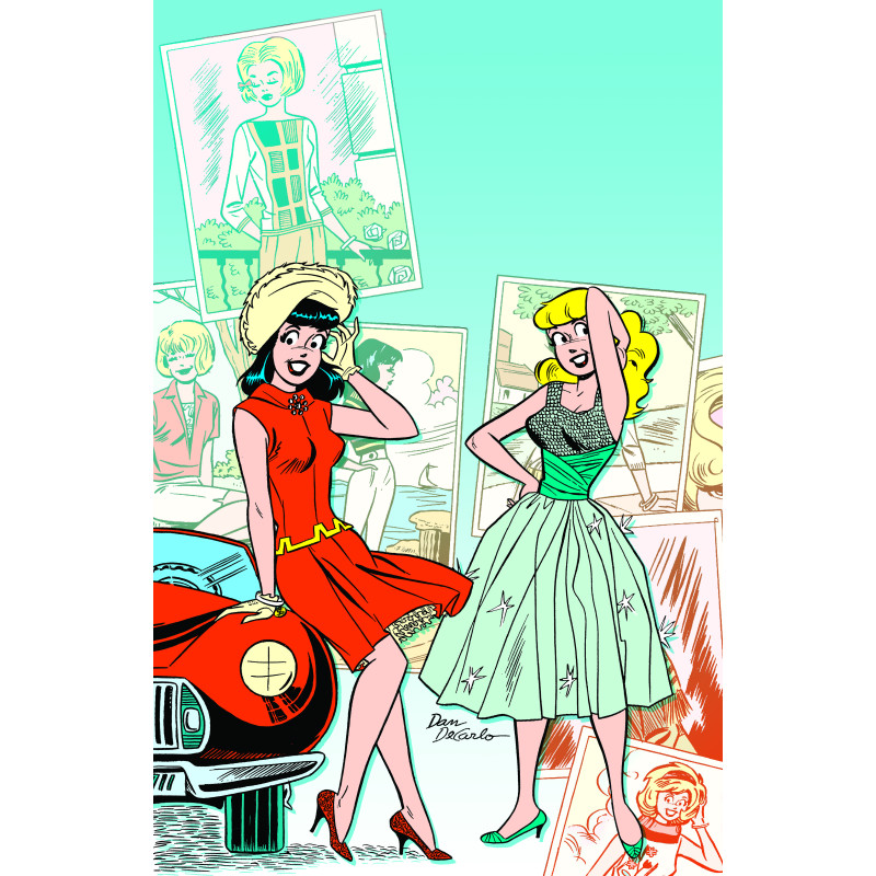 ARCHIE COMICS 85TH ANNIVERSARY PRESENTS BETTY & VERONICA FASHION PAGES (ONE-SHOT) CVR D DAN DECARLO FOIL FULL ART VAR
