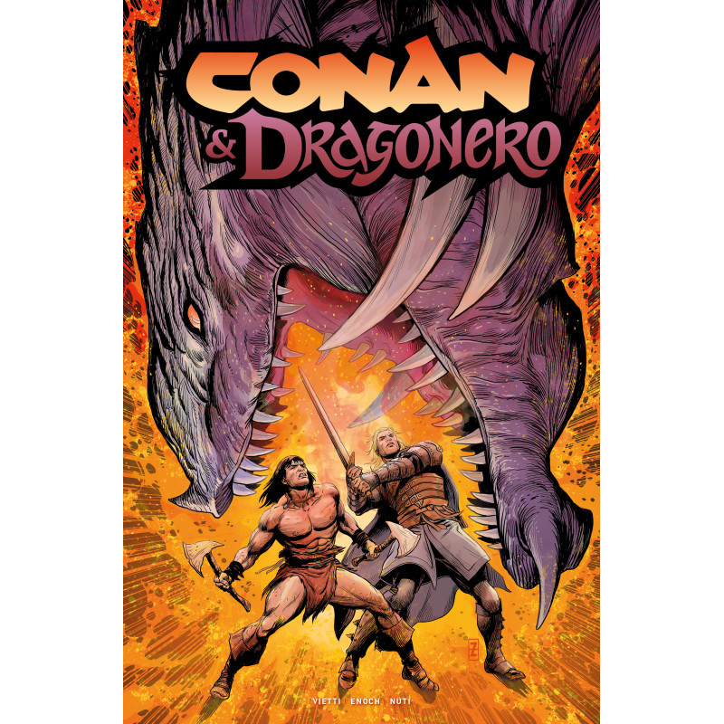CONAN AND DRAGONERO 4 (OF 7) CVR A PATCH ZIRCHER (MR)