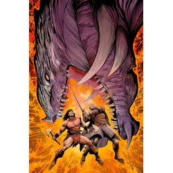 CONAN AND DRAGONERO 4 (OF 7) CVR C PATCH ZIRCHER VIRGIN CARDSTOCK VAR (MR)