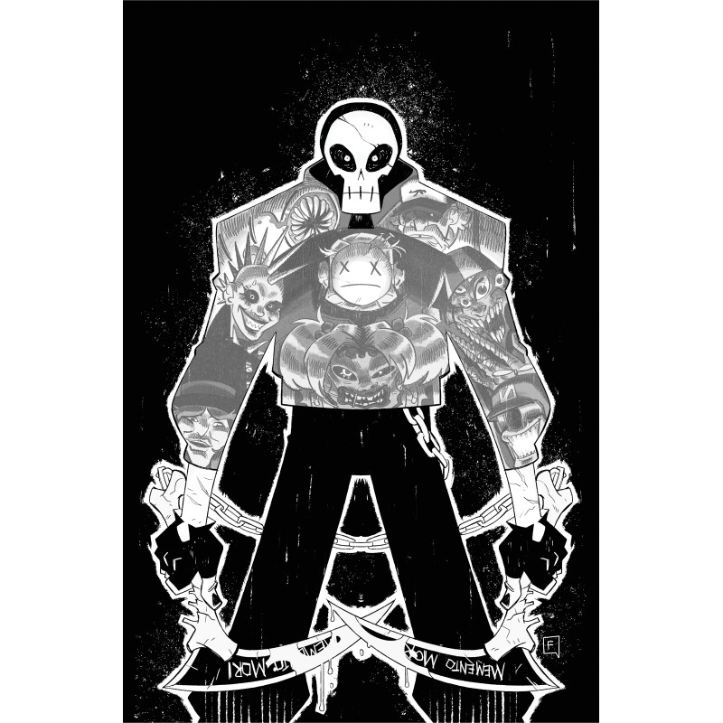 DEAD HEAD TP VOL 01 5 COPY BRUNO FERRANTE UNLOCK VIRGIN B&W UV SPOT GLOSS VAR (MR)