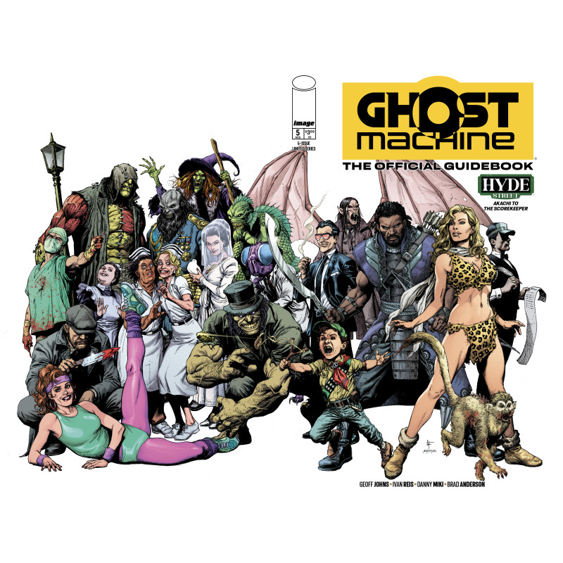 GHOST MACHINE THE OFFICIAL GUIDEBOOK 5 (OF 5) CVR A GARY FRANK & BRAD ANDERSON WRAPAROUND