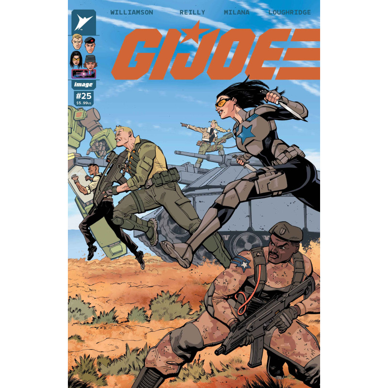 GI JOE 25 CVR I TOM REILLY WRAPAROUND FOIL VAR