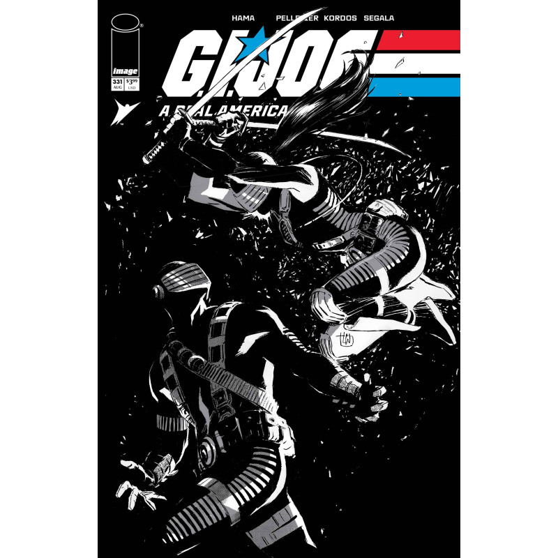 GI JOE A REAL AMERICAN HERO 331 CVR B LEE WEEKS B&W VAR