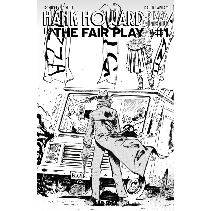 HANK HOWARD PIZZA DETECTIVE THE FAIR PLAY 1 (ONE SHOT) CVR C JAKE BAKER VAR
