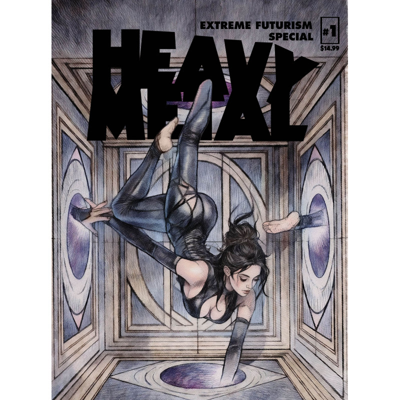 HEAVY METAL MAGAZINE SPECIAL EXTREME FUTURISM 1 CVR A MARCO TURINI (MR)