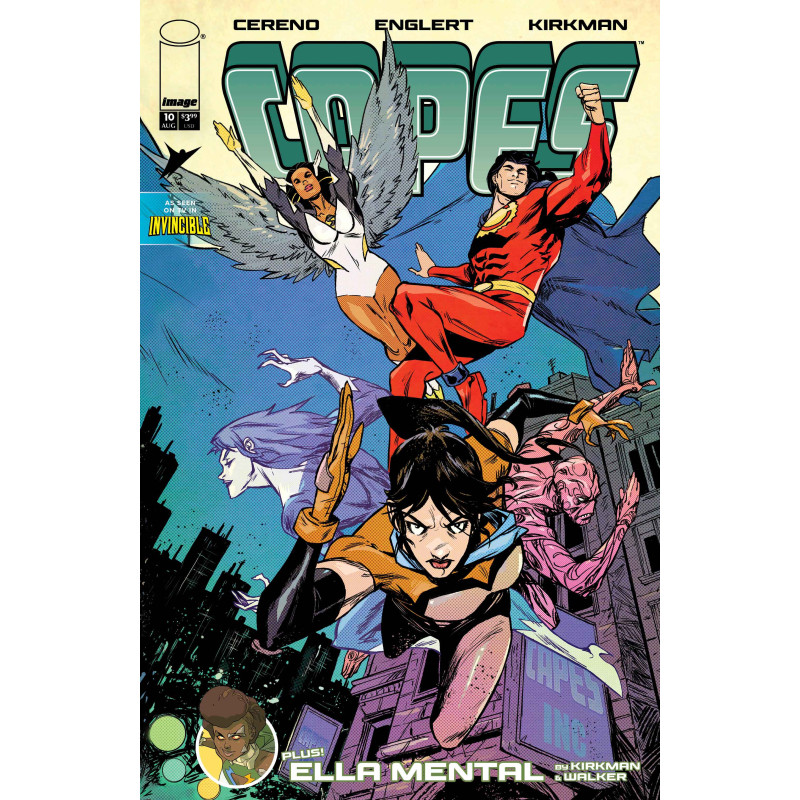 INVINCIBLE UNIVERSE CAPES 10 CVR E SANFORD GREENE CONNECTING VAR
