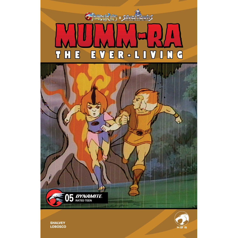 MUMM RA THE EVER LIVING 5 CVR E ANIMATION ART VAR