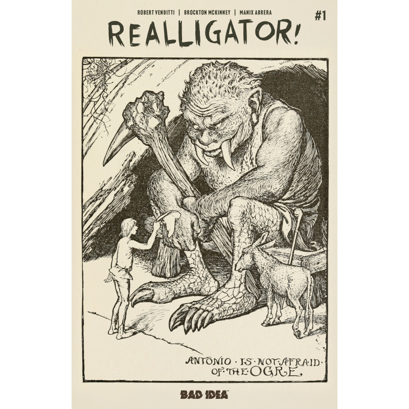REALLIGATOR 1 (ONE SHOT) CVR E HENRY JUSTICE FORD OLD MASTERS VAR