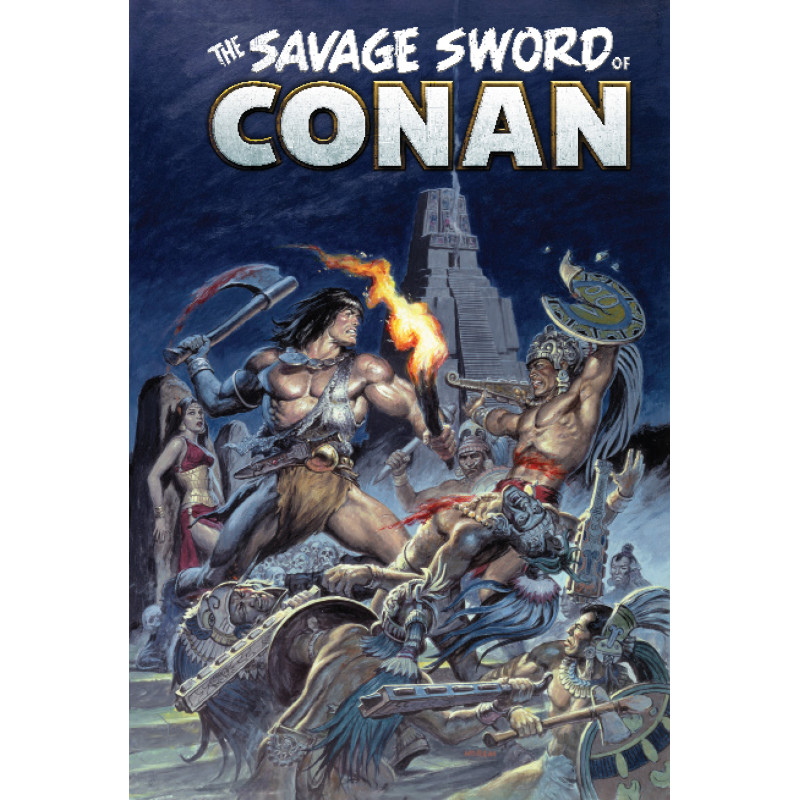 SAVAGE SWORD OF CONAN THE ORIGINAL COMICS OMNIBUS HC VOL 12 EARL NOREM DIRECT MARKET EDITION CVR (MR)