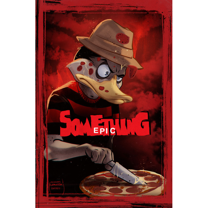 SOMETHING EPIC 14 CVR B SZYMON KUDRANSKI NIGHTMARE ON ELM STREET HOMAGE VAR