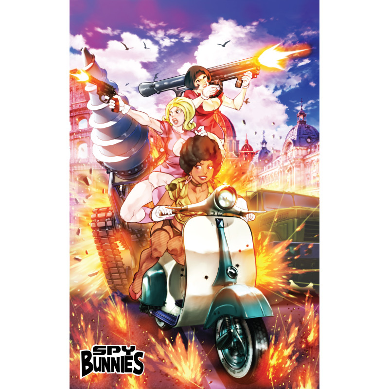 SPY BUNNIES 2 (OF 2) CVR B ERWIN PRASETYA VAR