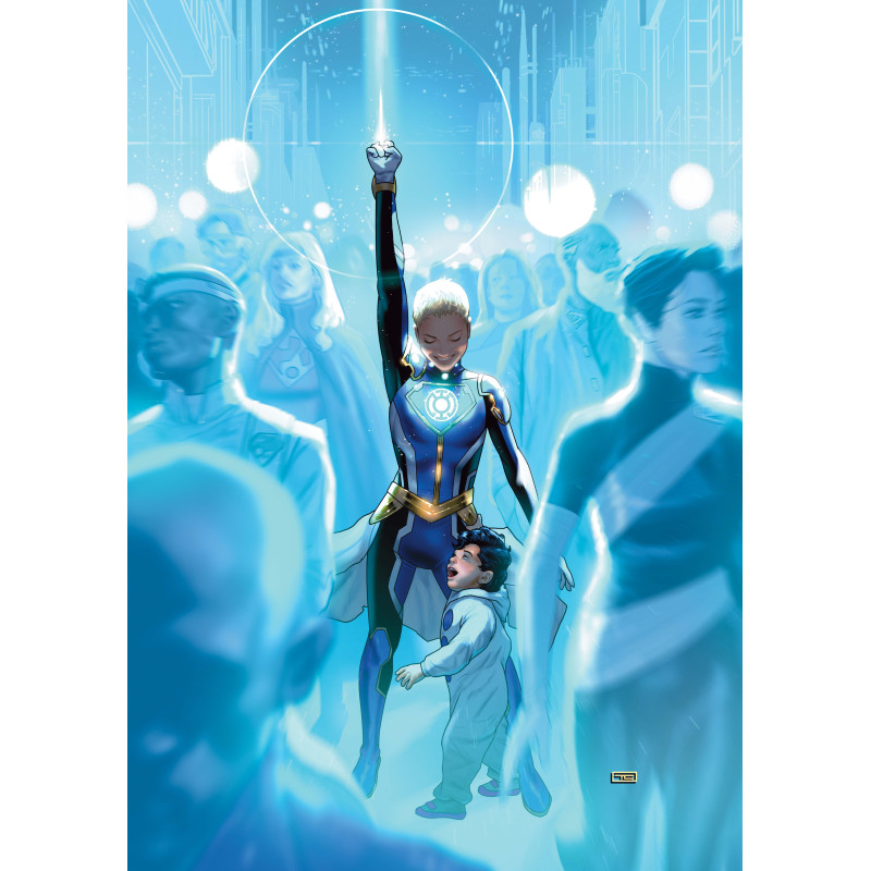 SUPERGIRL SURVIVE 3 (OF 6) CVR B TAURIN CLARKE CARD STOCK VAR