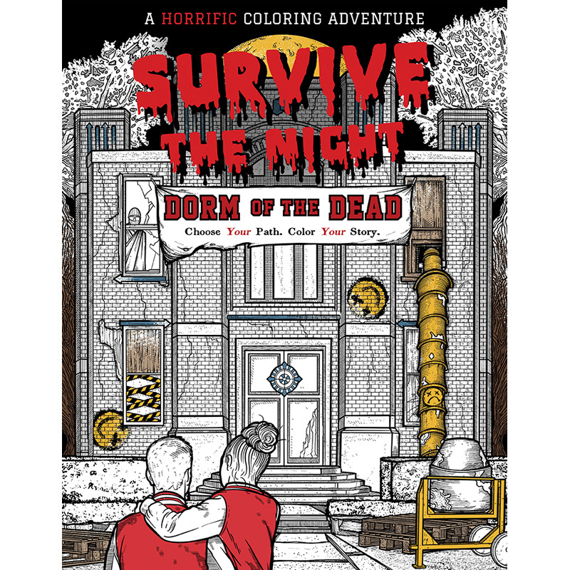 SURVIVE THE NIGHT DORM OF THE DEAD TP A HORRIFIC COLORING ADVENTURE