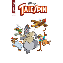 TALESPIN 1 CVR C ANIMATION ART VAR