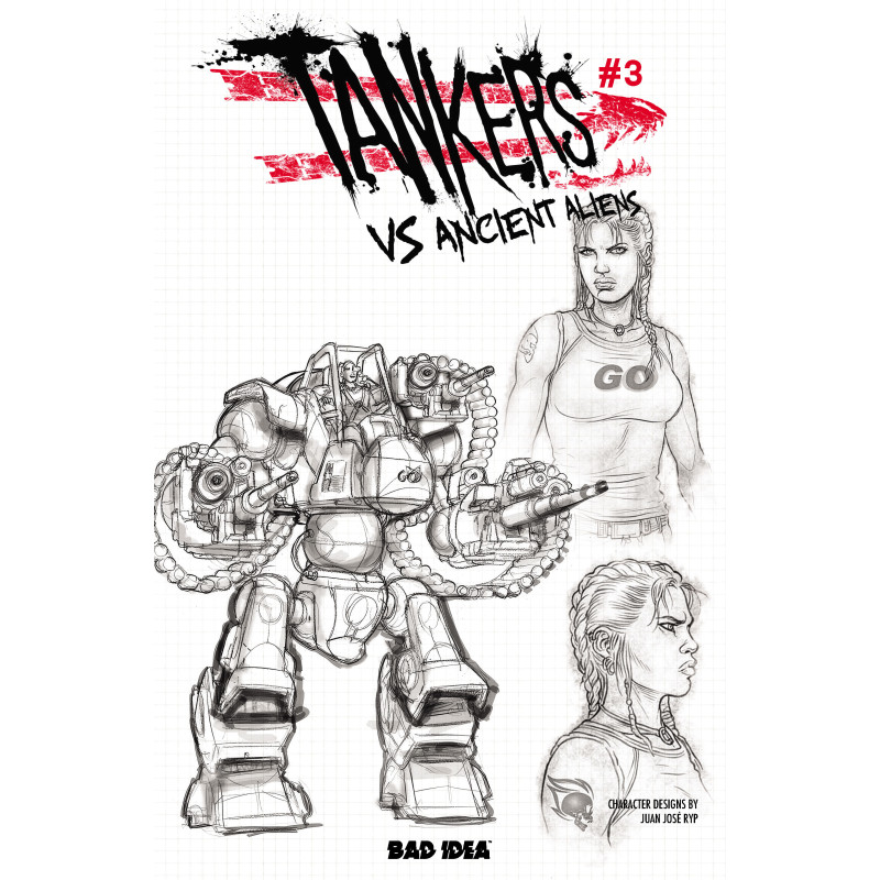TANKERS VS ANCIENT ALIENS 3 (OF 4) CVR C JUAN JOSE RYP DESIGN VAR