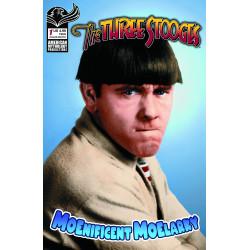 THREE STOOGES MAGNIFICENT MOELARKY 1 CVR B COLOR PHOTO VAR