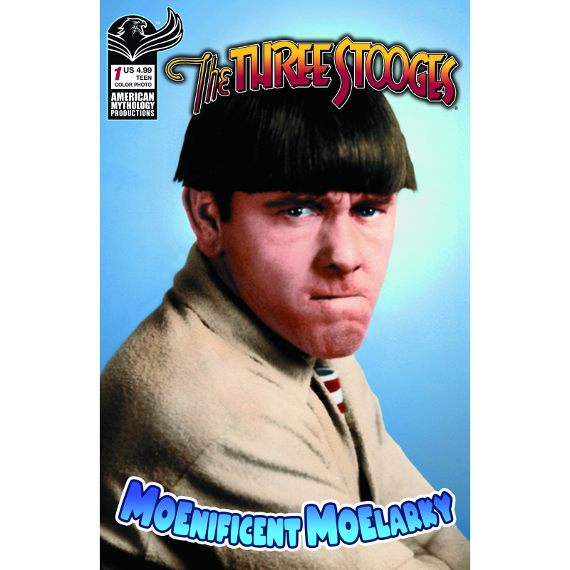 THREE STOOGES MAGNIFICENT MOELARKY 1 CVR B COLOR PHOTO VAR
