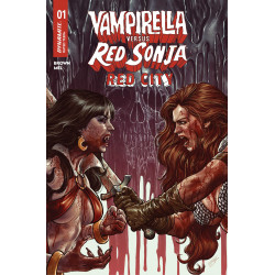 VAMPIRELLA VS RED SONJA RED CITY 1 CVR B DIEGO YAPUR VAR