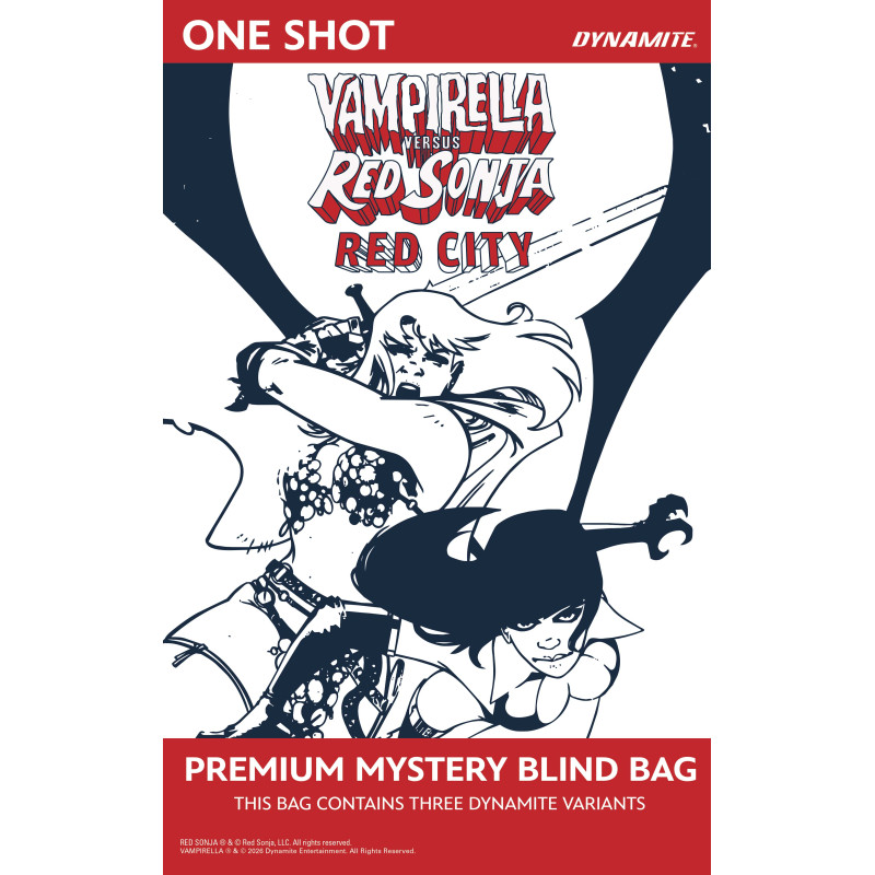 VAMPIRELLA VS RED SONJA RED CITY 1 CVR F PREMIUM MYSTERY BLIND BAG VAR