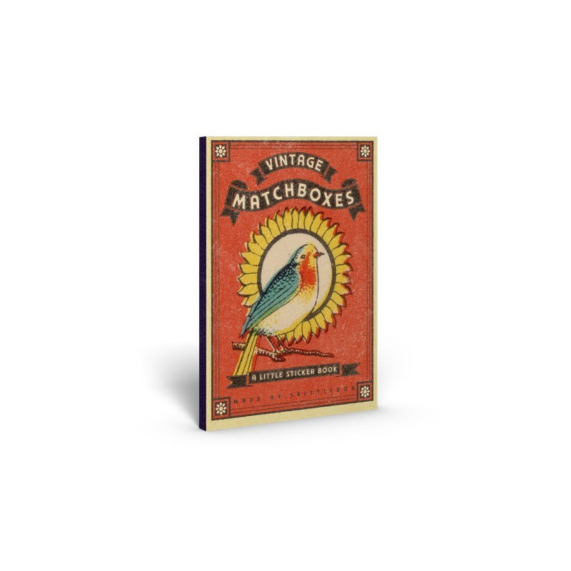 VINTAGE MATCHBOXES TP A LITTLE STICKER BOOK