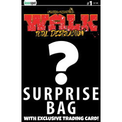 WALK TOTAL DESTRUCTION 1 (ONE SHOT) CVR B STEFANO CARDOSELLI SURPRISE COVER BAGGED WITH TRADING CARD VAR
