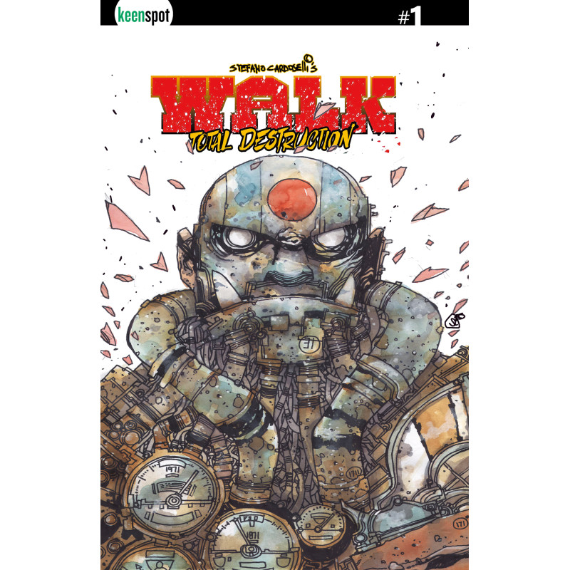 WALK TOTAL DESTRUCTION 1 (ONE SHOT) CVR D STEFANO CARDOSELLI METAL VAR