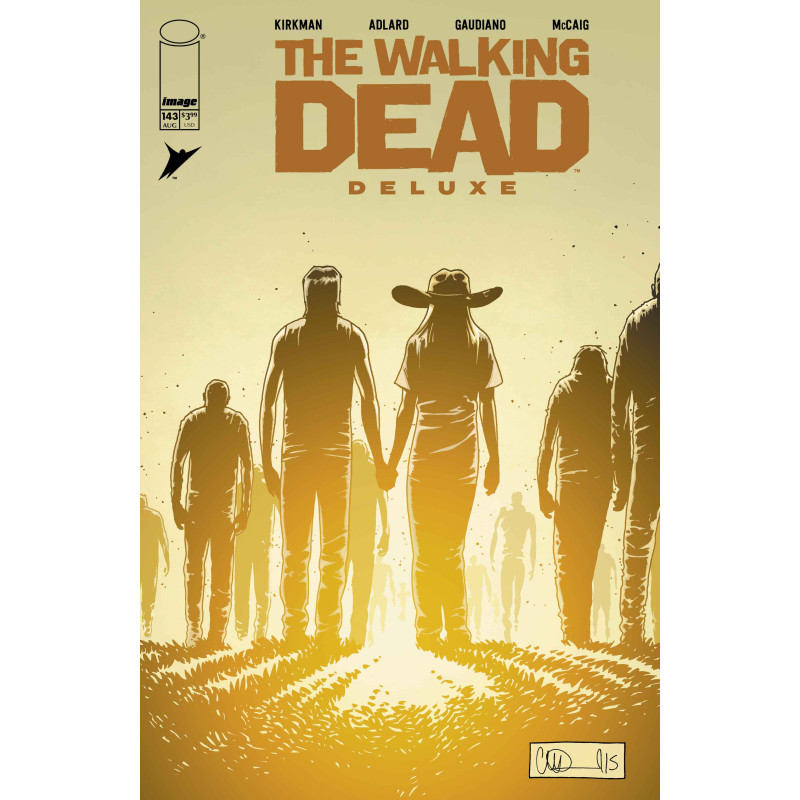 WALKING DEAD DELUXE 143 CVR B CHARLIE ADLARD & DAVE MCCAIG VAR (MR)