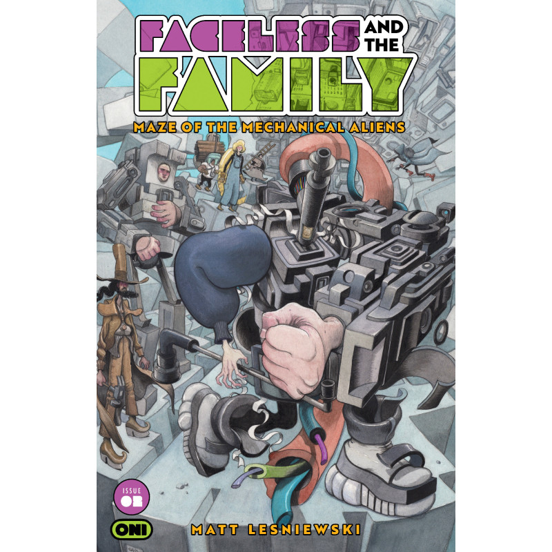 FACELESS AND THE FAMILY MAZE OF THE MECHANICAL ALIENS 2 CVR B FAREL DALRYMPLE VAR