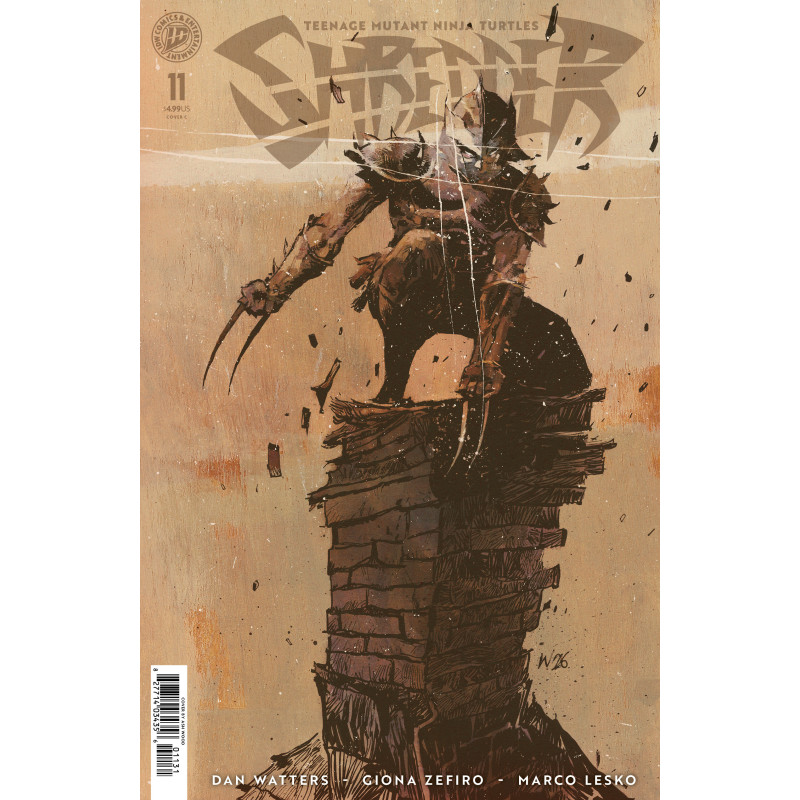 TEENAGE MUTANT NINJA TURTLES: SHREDDER 11 VARIANT C (WOOD)