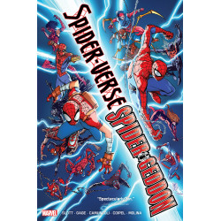 SPIDER-VERSE/SPIDER-GEDDON OMNIBUS GIUSEPPE CAMUNCOLI COVER NEW PRINTING, DM ONLY