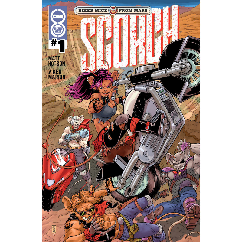 BIKER MICE FROM MARS SCORCH 1 CVR C AJ JOTHIKUMAR VAR