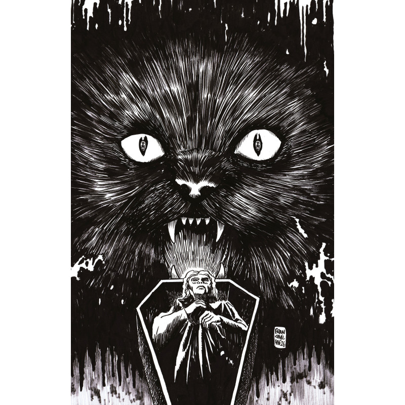 STUFF OF NIGHTMARES: THE CAT IN THE COFFIN 1 I UNLIMITED VARIANT (FULL ART, FRANCAVILLA)