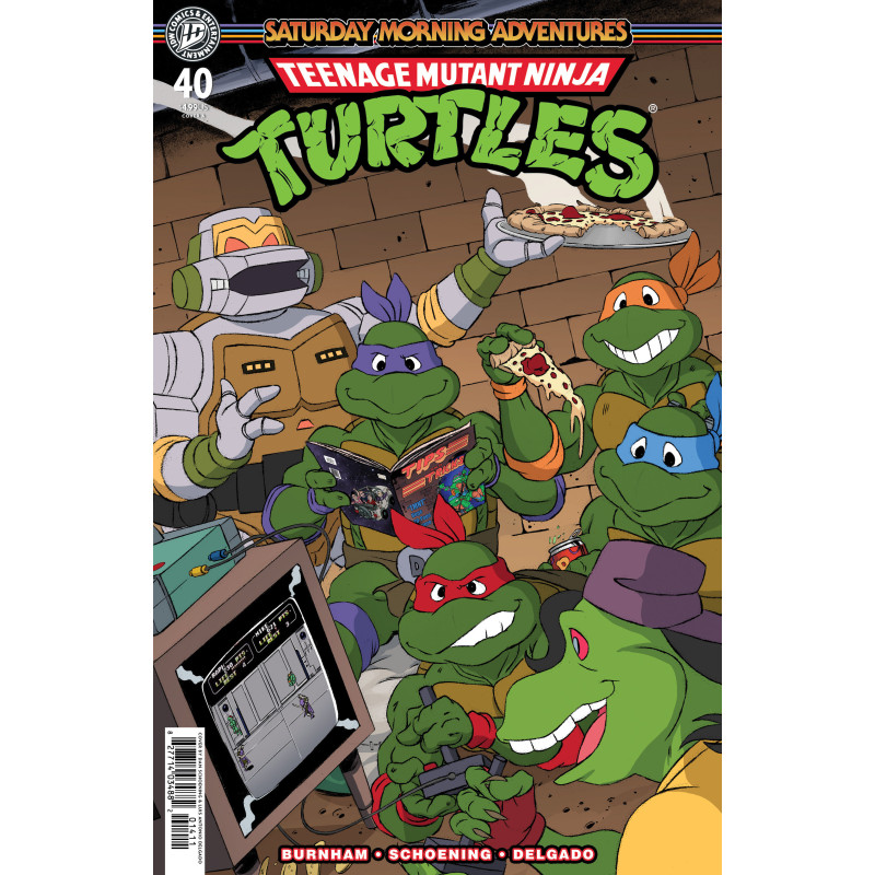 TEENAGE MUTANT NINJA TURTLES: SATURDAY MORNING ADVENTURES 40 COVER A (SCHOENING)