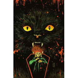 STUFF OF NIGHTMARES: THE CAT IN THE COFFIN 1 D GLOW IN THE DARK VARIANT (FULL ART, FRANCAVILLA)
